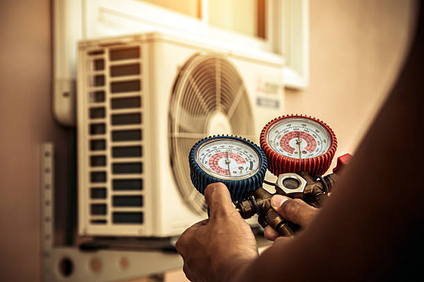 Professional Hvac Installation technician working in Staley, NC